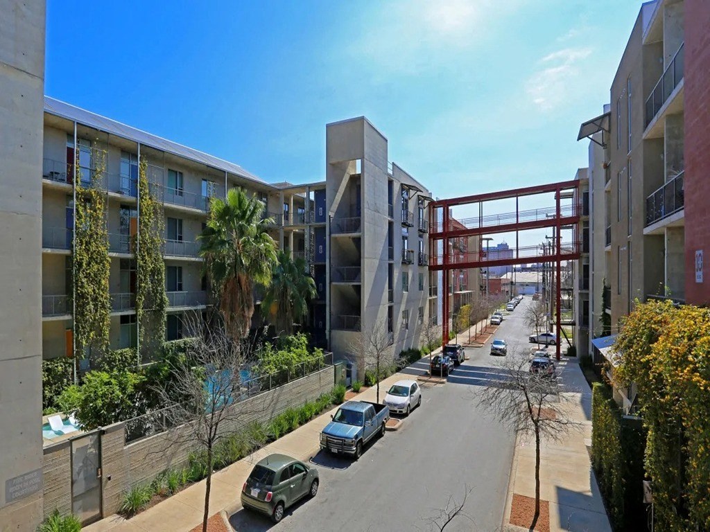 Outdoor Ample Parking Area at 1221 Broadway Lofts, San Antonio, 78215