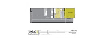 a floor plan of a tiny house