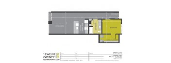 a floor plan of a bedroom apartment