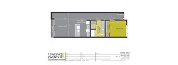 a floor plan of a tiny house