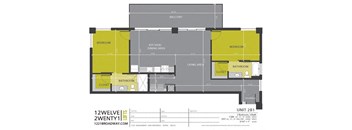a floor plan of a tiny house