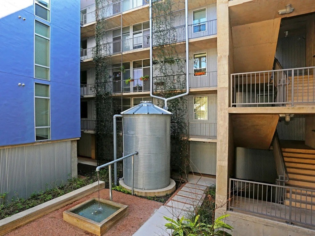 Water Storage Tank at 1221 Broadway Lofts, Texas, 78215