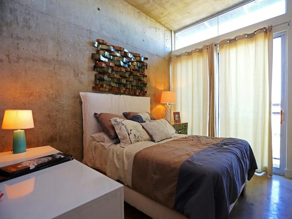 Gorgeous Bedroom Designs at 1221 Broadway Lofts, San Antonio, Texas