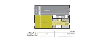 floor plan of the upper level floor plan studio
