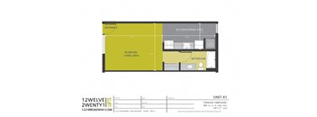 a floor plan of a bedroom apartment