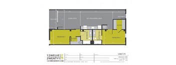 a floor plan of a tiny house