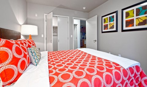 Comfortable Bedroom With Accessible Closet at Astro, Washington