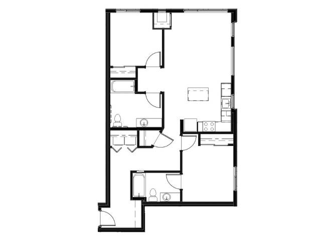 2 Bedroom 2 Bath at Astro, Seattle, Washington