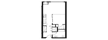 1 Bedroom Convertible at Astro, Washington