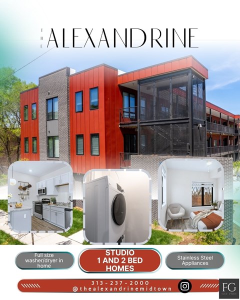664 W. Alexandrine Studio Apartment for Rent