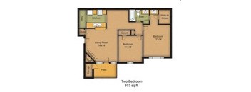 2 Bedroom 1 Bathroom
