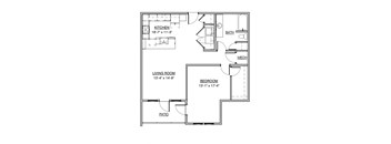 a floor plan of a house