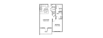 a floor plan of a house