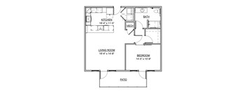 a floor plan of a house