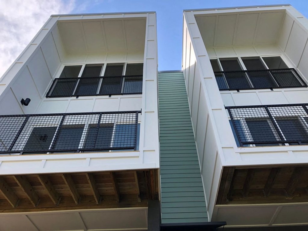 the solar panels are installed on the building s facade