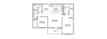 a floor plan of a home