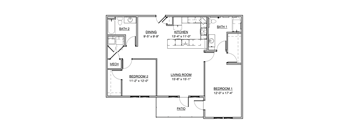 a floor plan of a house