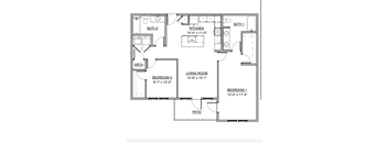 a floor plan of a house