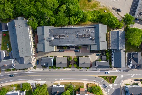 arial view of a building