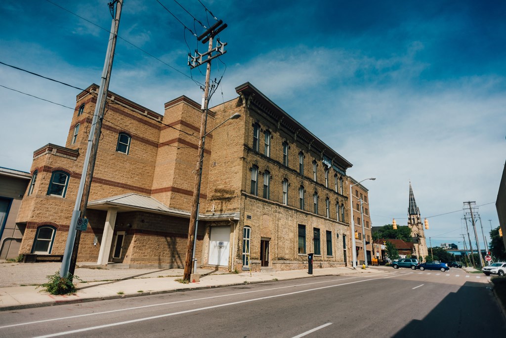 brick historic apartment building