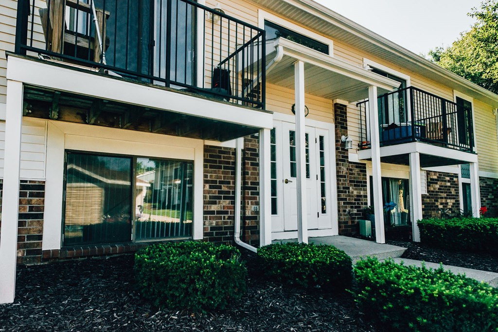 apartment community front entrance