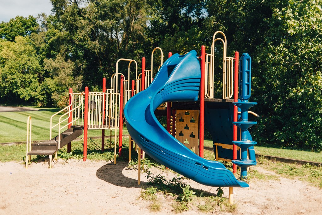 playground surrounded by sand