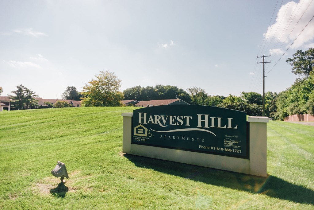 property signage green grass