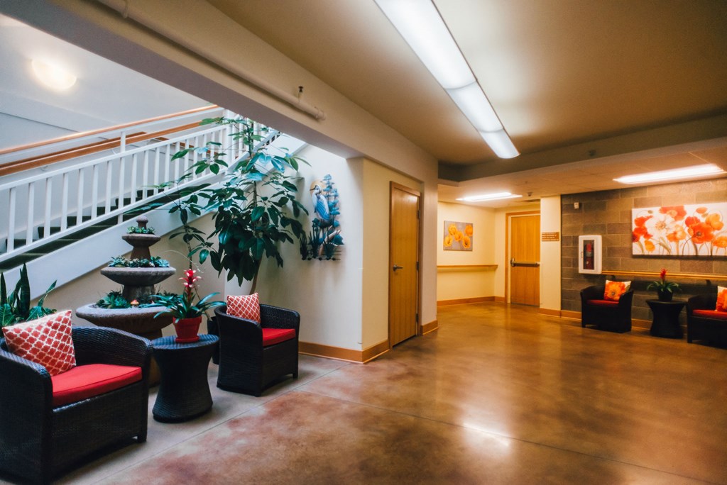 entrance seating area