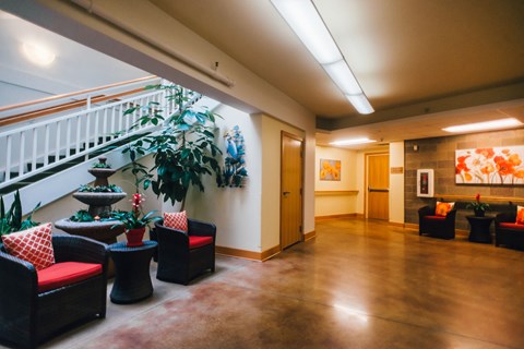 entrance seating area