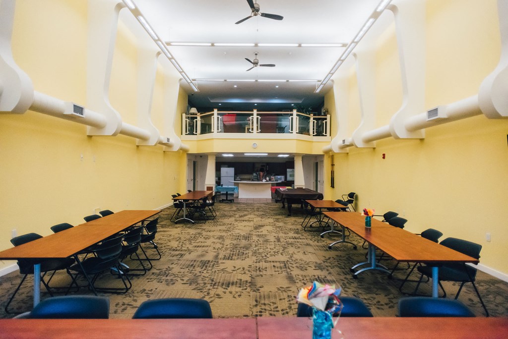 Reflections: A Senior Housing Community community room seating area