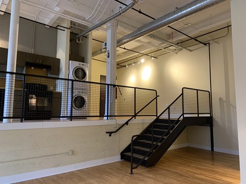 loft style apartment hardwood floors