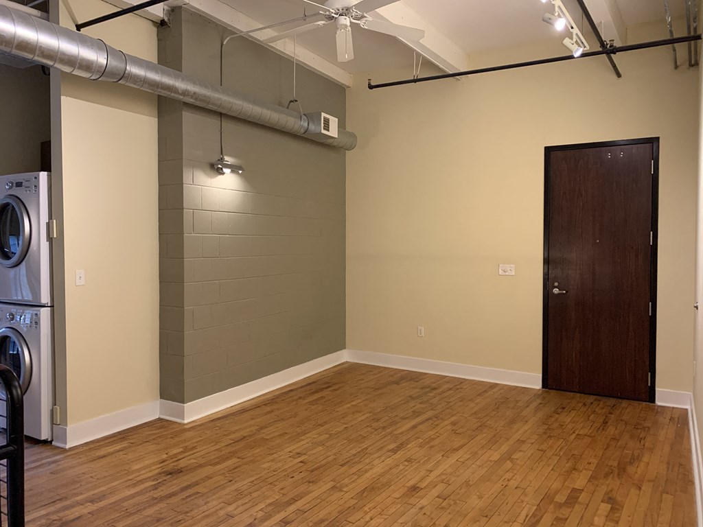 Entrance to apartment hardwood floors