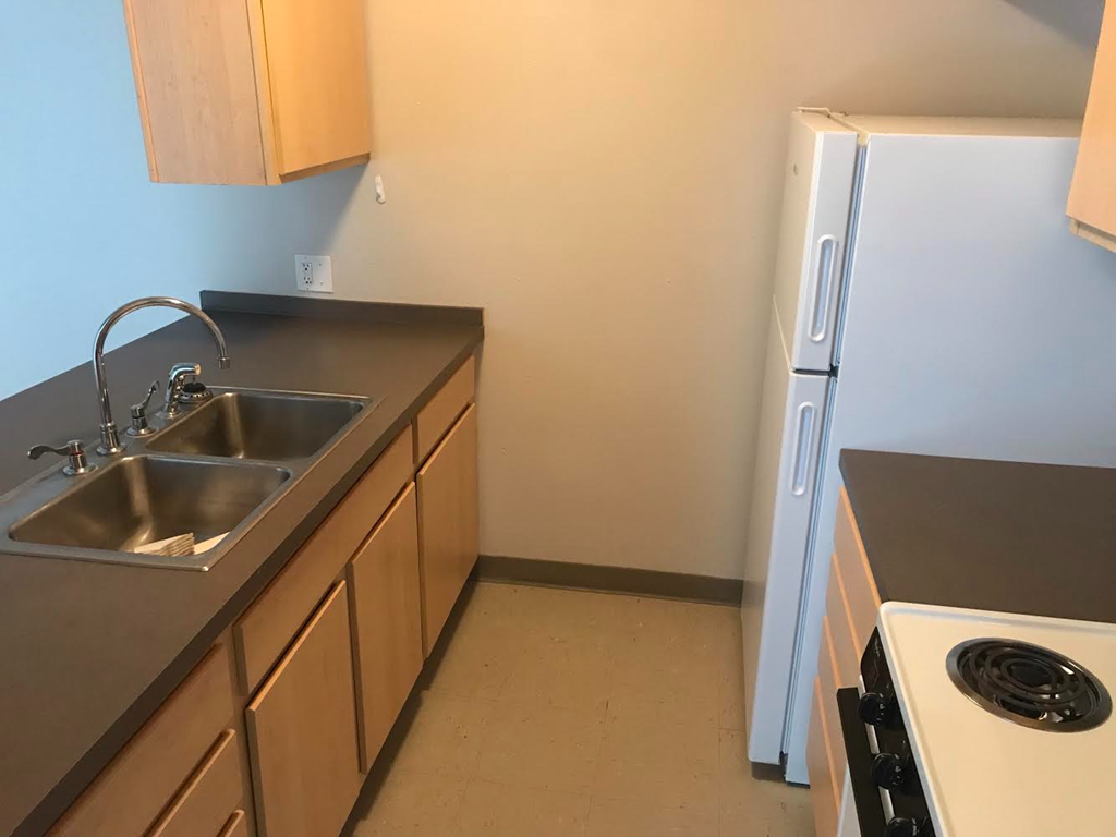 galley kitchen