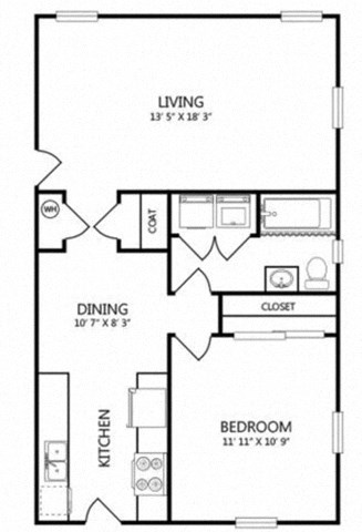 floor plan photo of the retreat at 555ien
