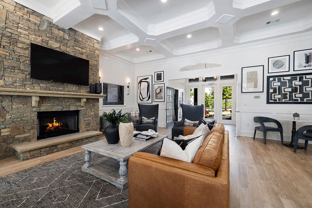 Fireplace Lounge at Tradition at Stonewater, Cary, North Carolina