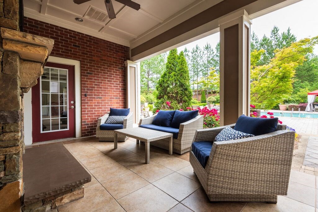Covered Patio at Tradition at Stonewater, North Carolina, 27519