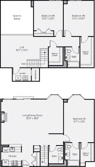 floor plan photo of the austin apartment homes in deptford, nj