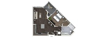 us state with an open floor plan