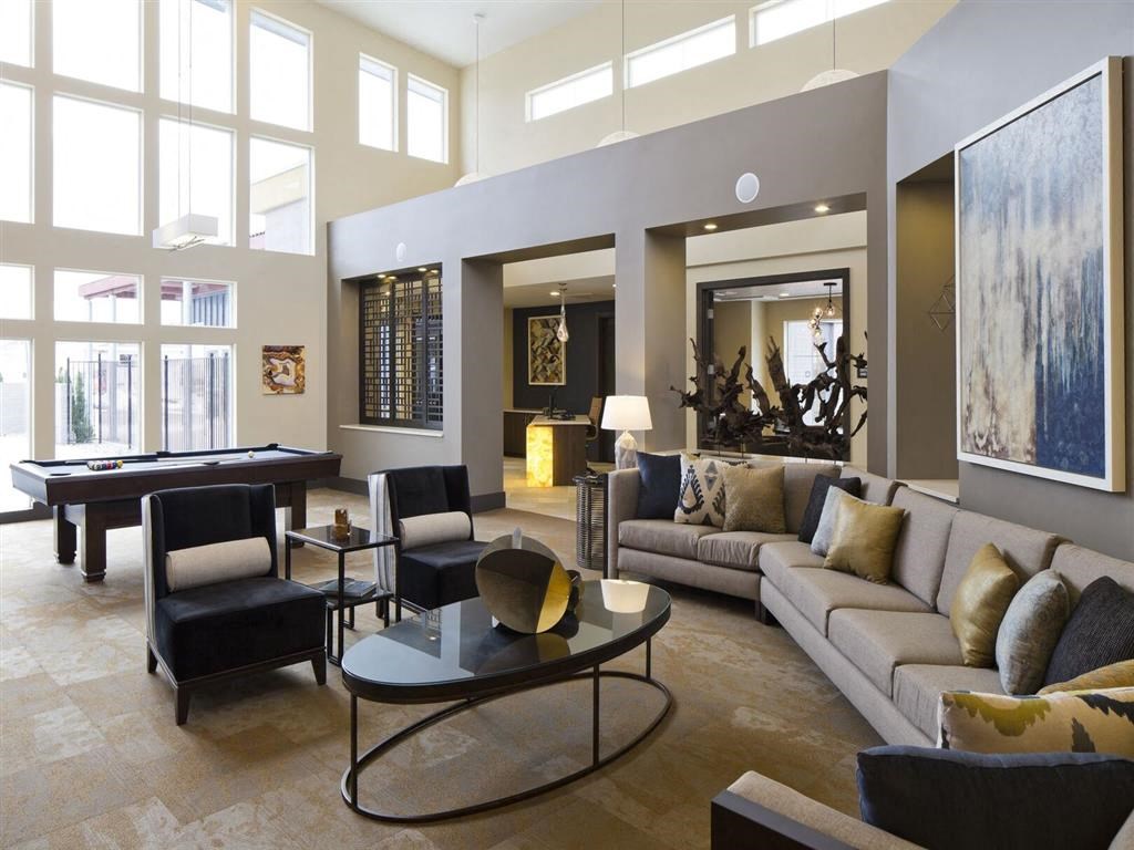 Clubhouse With Billiards Table at Pearl DTC, Denver. 80237