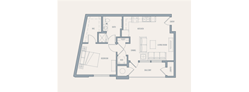 bedroom floor plan | the mansions on the park
