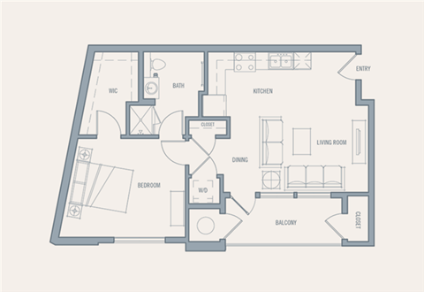 bedroom floor plan | the mansions on the park