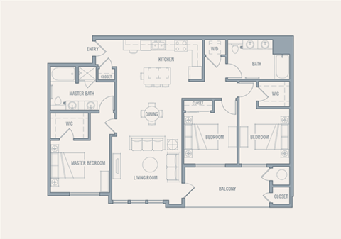 the blue ivy hotel and suites floor plan
