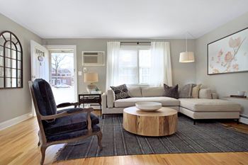 Living Room at Alister Morristown, Morristown, NJ