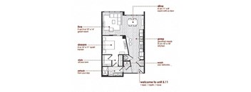 a floor plan of a house