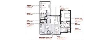 a floor plan of a house