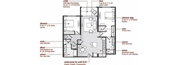 a floor plan of a house