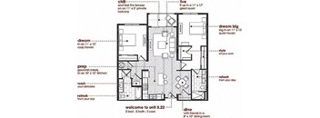 a floor plan of a house