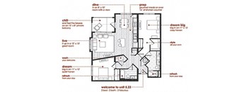 a floor plan of a house