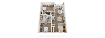 a floor plan of a 1 bedroom floor plan