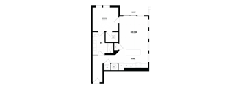 the floor plan of theoblue apartments